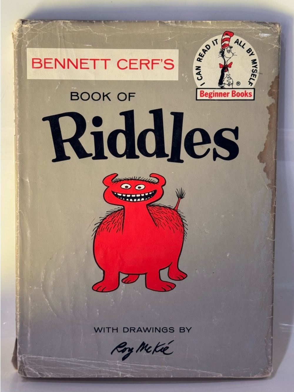 Vintage Bennett Cerf’s Book of Riddles w/drawings by Roy McKie Dr Seuss books